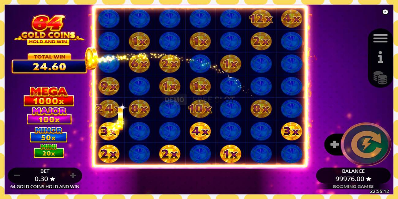 Demo slot 64 Gold Coins Hold and Win free and without registration, picture - 1