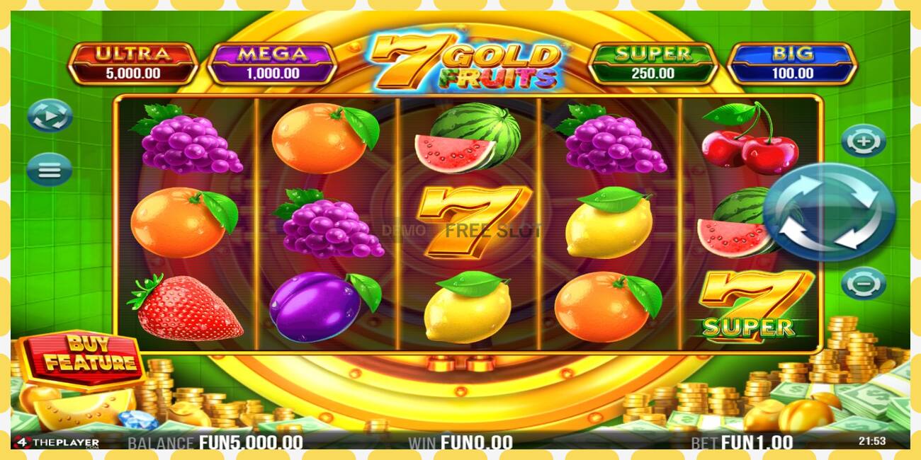 Demo slot 7 Gold Fruits free and without registration, picture - 1