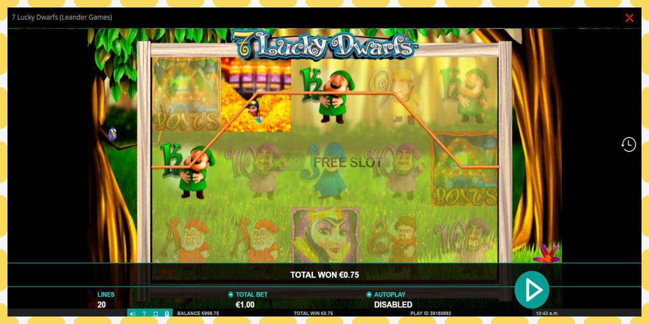 Demo slot 7 Lucky Dwarfs free and without registration, picture - 1