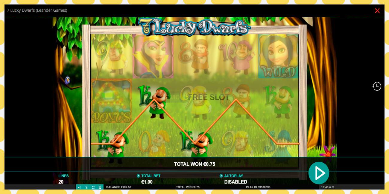 Demo slot 7 Lucky Dwarfs free and without registration, picture - 1