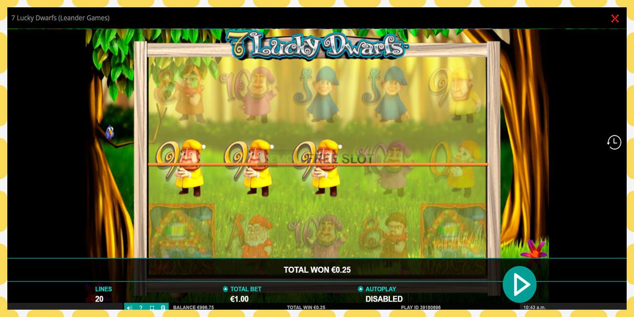 Demo slot 7 Lucky Dwarfs free and without registration, picture - 1