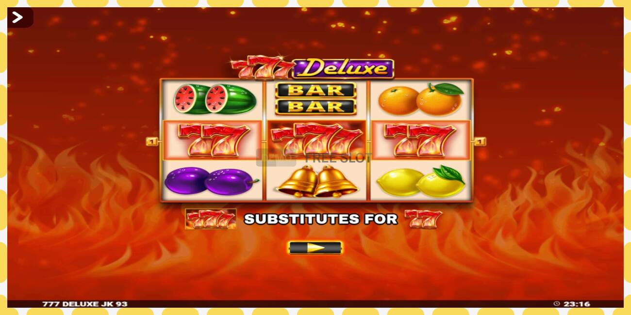 डेमो स्लॉट 777 Deluxe Jackpot King विनामूल्य आणि नोंदणीशिवाय, चित्र - १