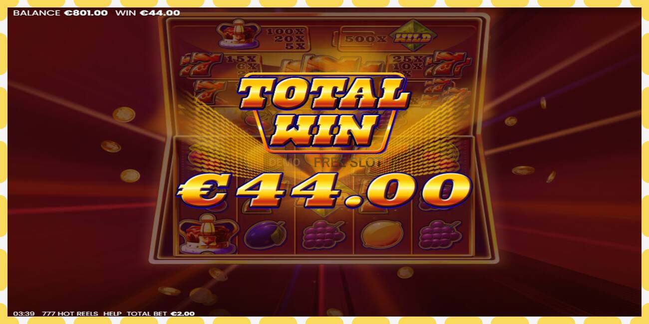 Demo slot 777 Hot Reels ingyenes és regisztráció nélkül, kép - 1