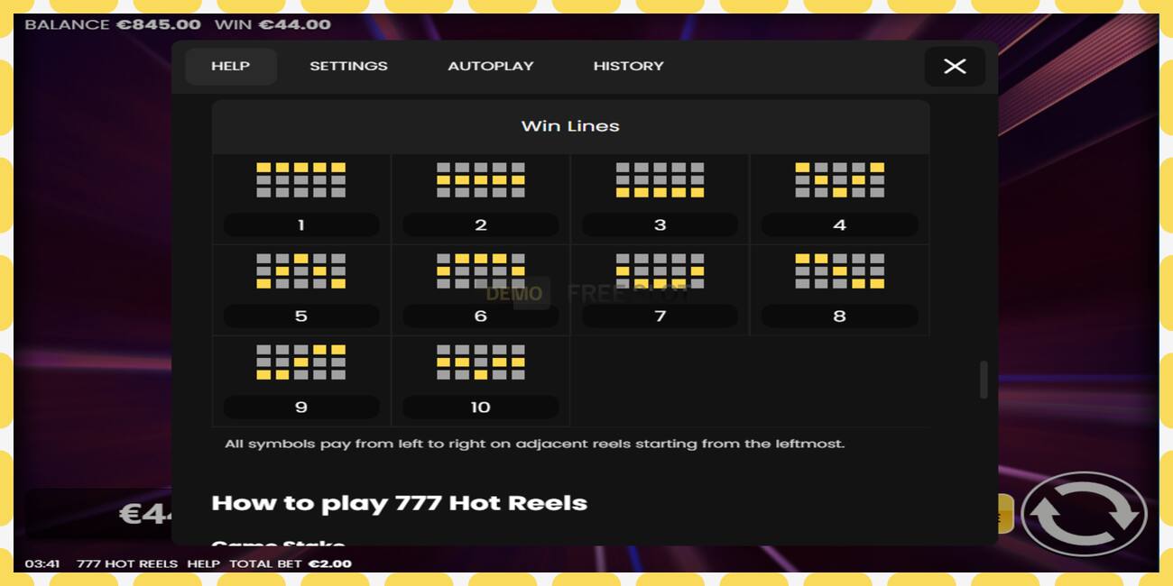 Demo slot 777 Hot Reels ingyenes és regisztráció nélkül, kép - 1