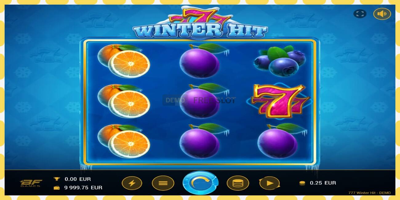 Demo slot 777 Winter Hit free and without registration, picture - 1