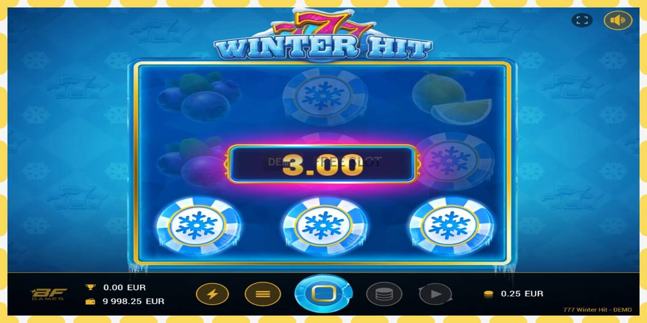 Demo slot 777 Winter Hit free and without registration, picture - 1