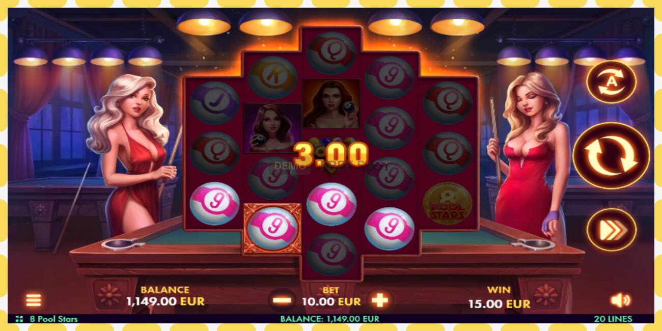 Demo slot 8 Pool Stars free and without registration, picture - 1