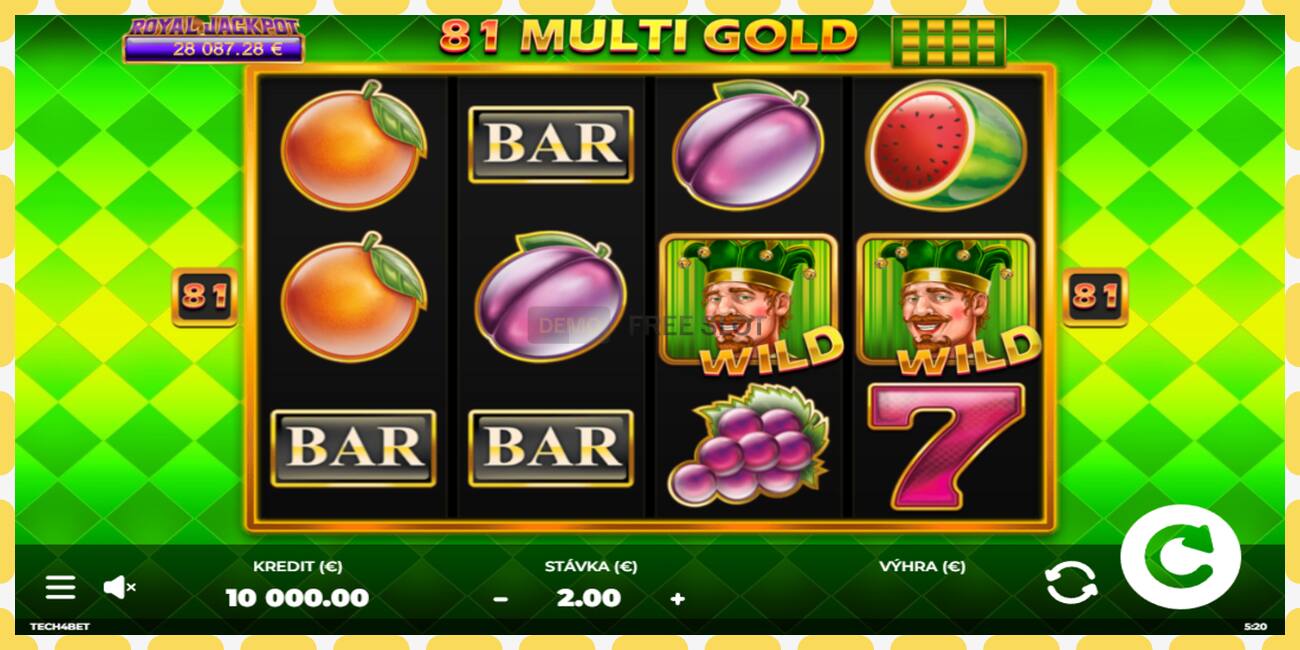 Demo-spor 81 Multi Gold gratis og uten registrering, bilde - 1