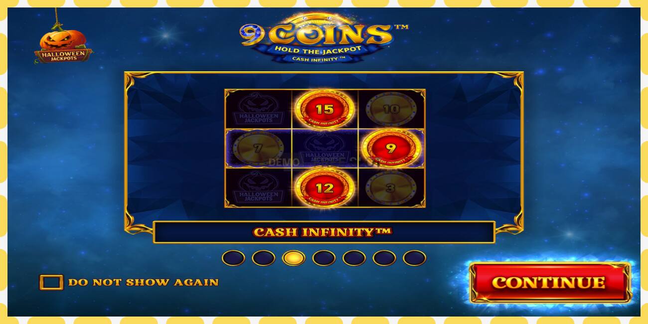 Demo slot 9 Coins Grand Diamond Edition Halloween Jackpots free and without registration, picture - 1