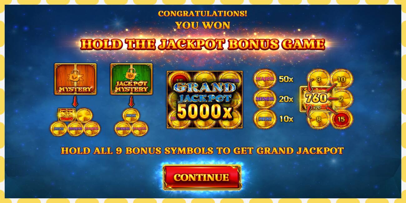 Demo slot 9 Coins Grand Diamond Edition Halloween Jackpots free and without registration, picture - 1