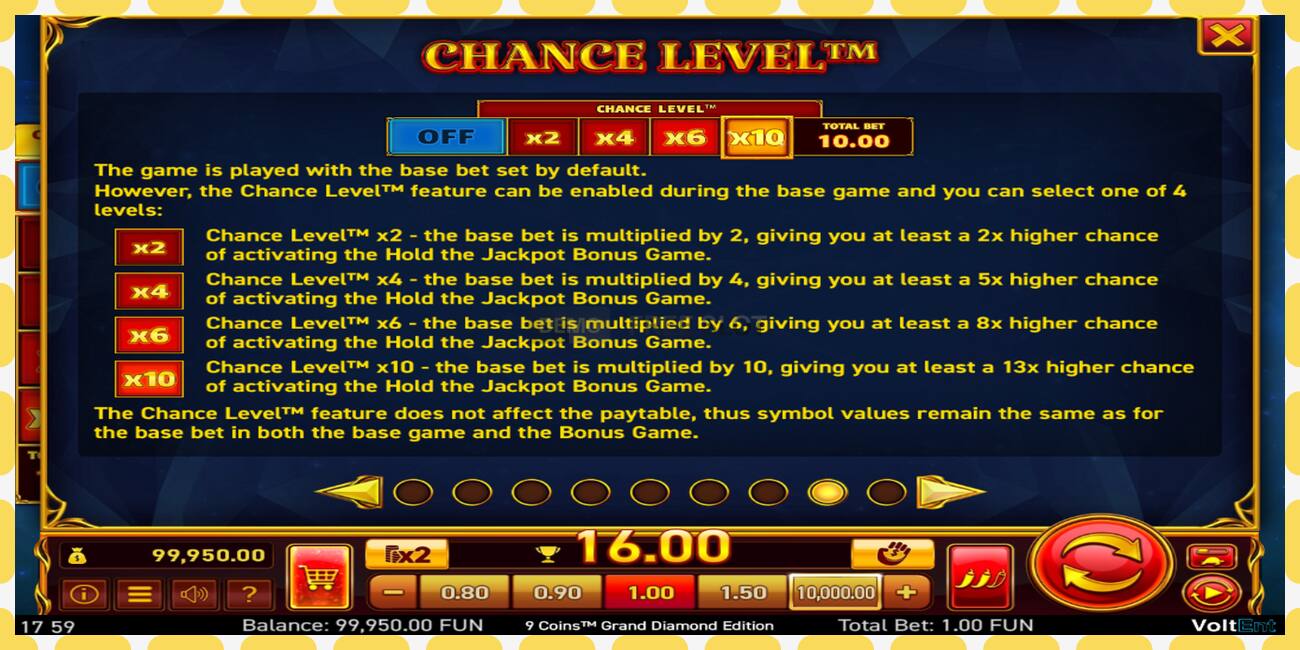 Demo slot 9 Coins Grand Diamond Edition Halloween Jackpots free and without registration, picture - 1