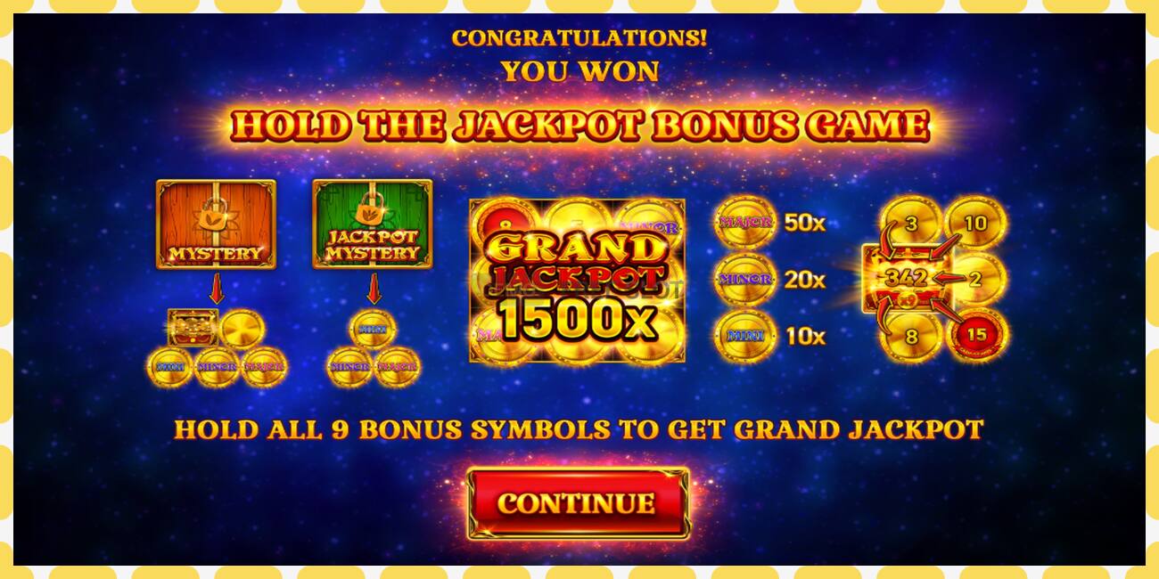 Demo pesa 9 Coins Grand Gold Edition Score The Jackpot tasuta ja ilma registreerimiseta, pilt - 1