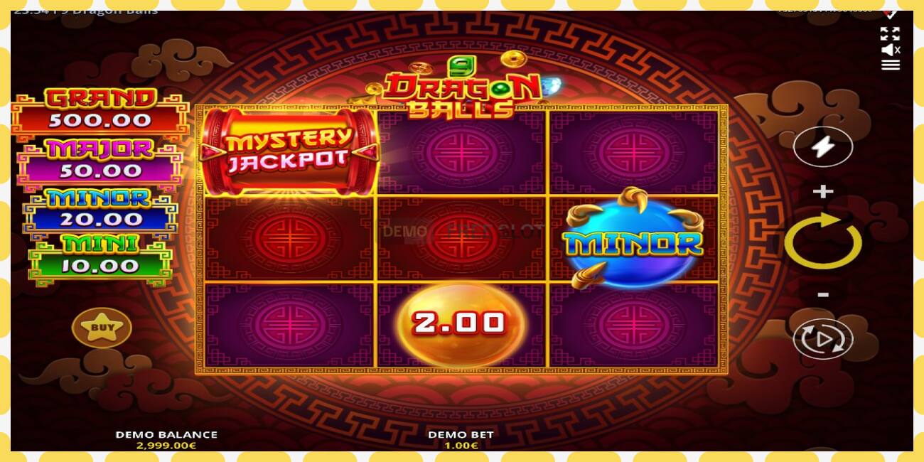 Demo slot 9 Dragon Balls free and without registration, picture - 1