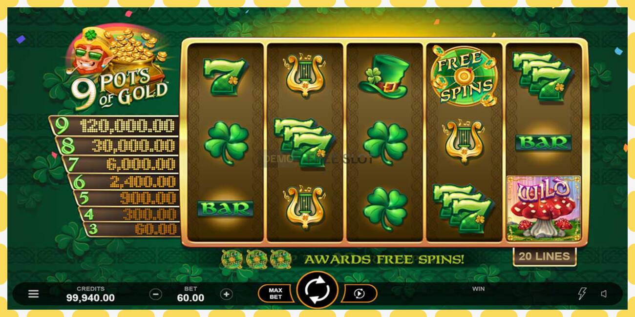 Demo slot 9 Pots of Gold Land & Win free and without registration, picture - 1