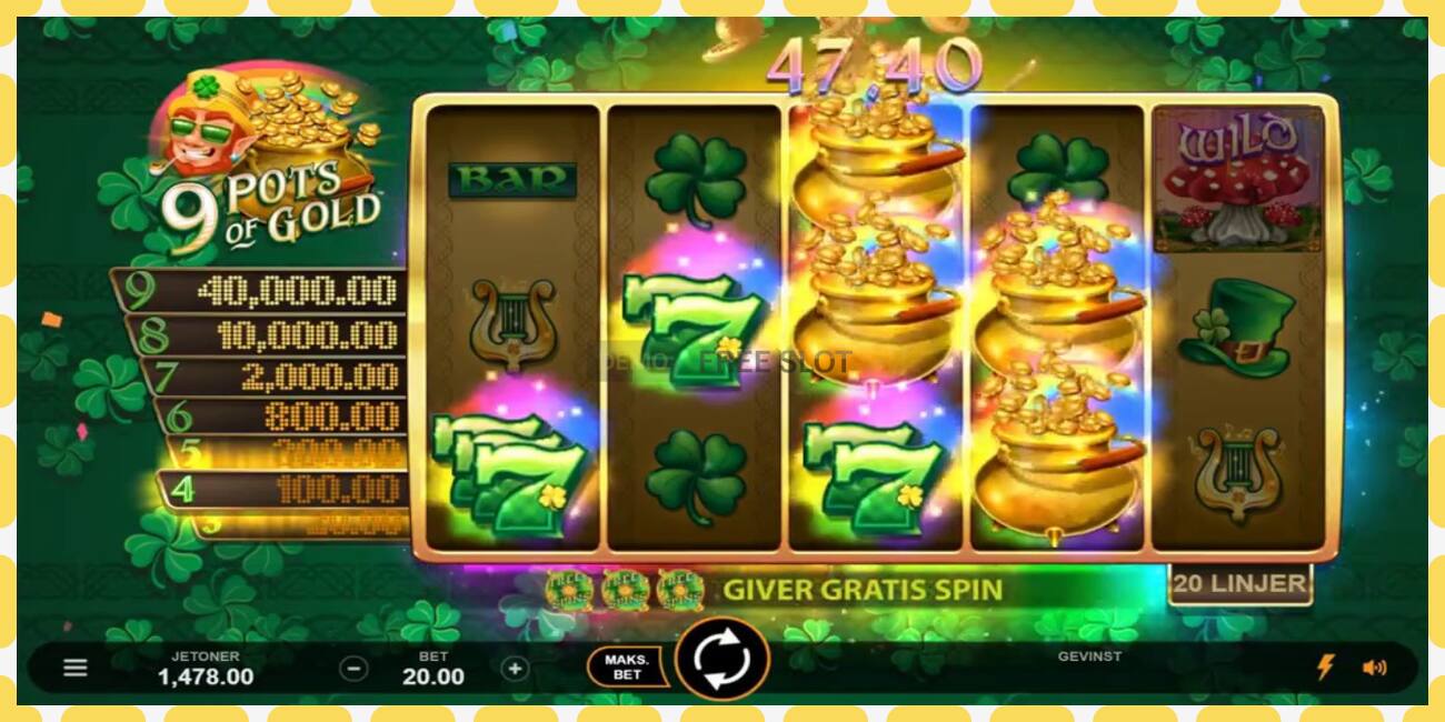 Demo slot 9 Pots of Gold Land & Win free and without registration, picture - 1