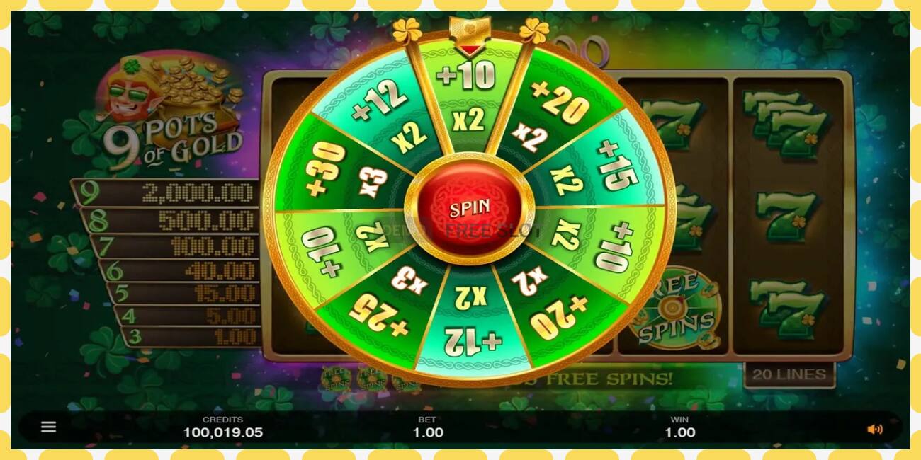 Demo slot 9 Pots of Gold Land & Win free and without registration, picture - 1