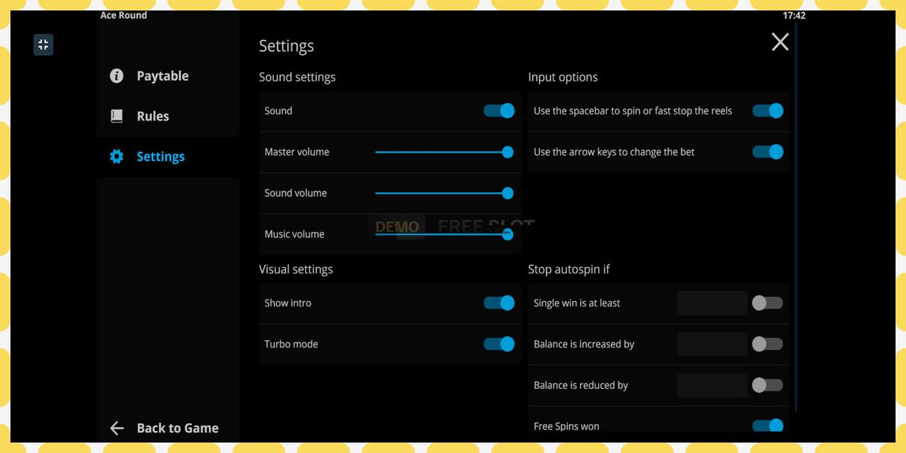 Demo slot Ace Round free and without registration, picture - 1