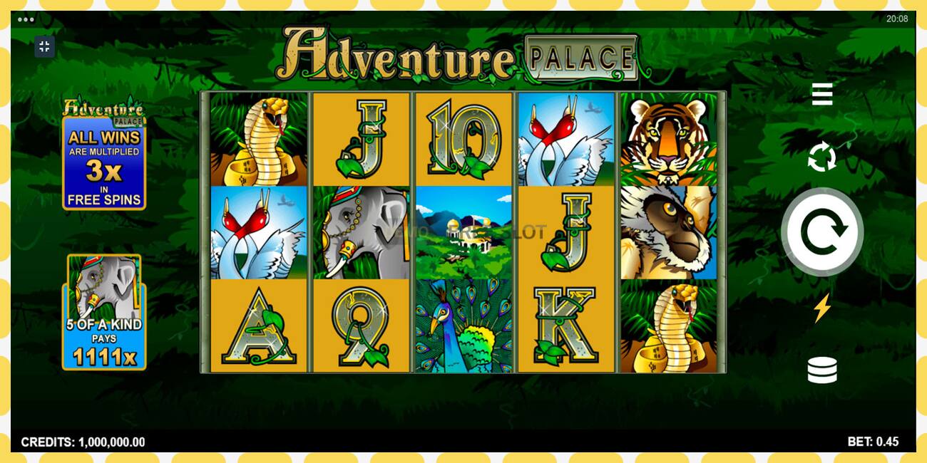 Demo slot Adventure Palace free and without registration, picture - 1