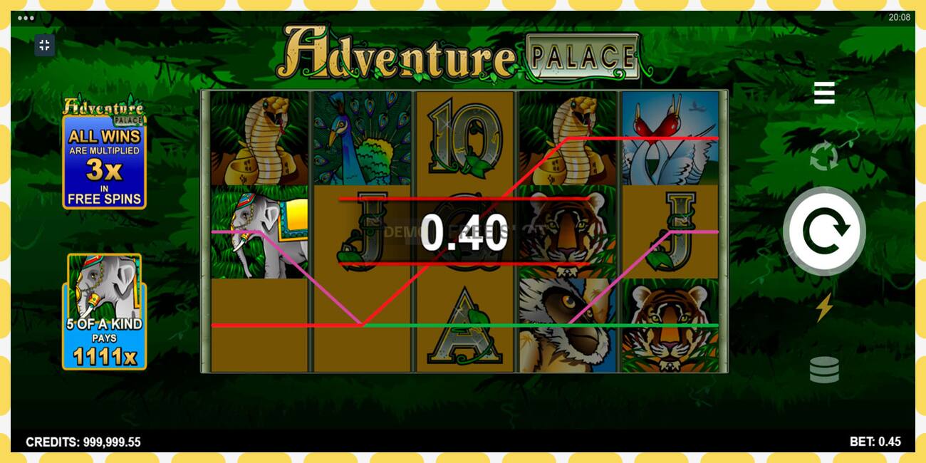 Demo slot Adventure Palace free and without registration, picture - 1