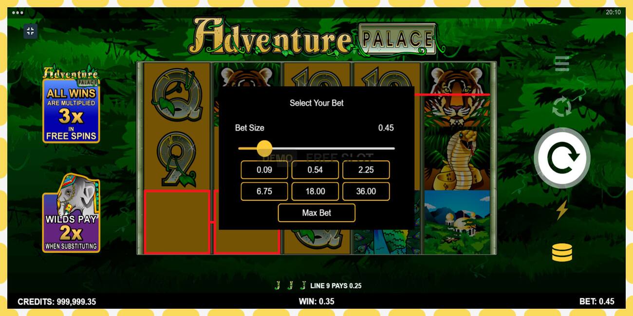 Demo slot Adventure Palace free and without registration, picture - 1