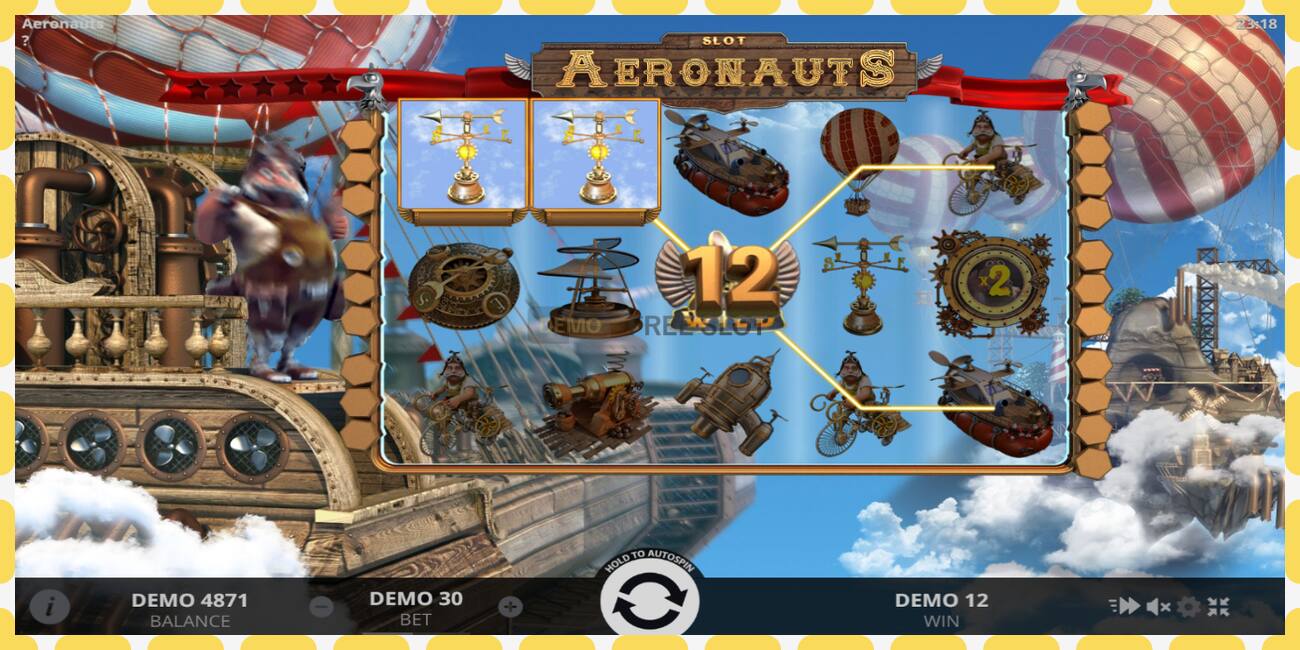 ຊ່ອງຕົວຢ່າງ Aeronauts ບໍ່ເສຍຄ່າແລະບໍ່ມີການລົງທະບຽນ, ຮູບ - 1