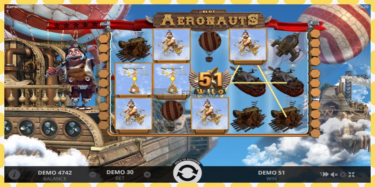 演示老虎机 Aeronauts 免费且无需注册, 图片 - 1