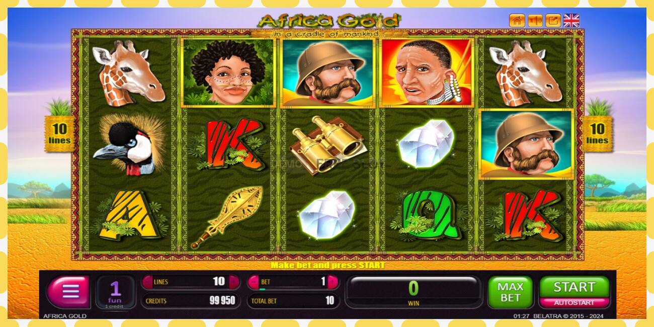 Demo slot Africa Gold free and without registration, picture - 1