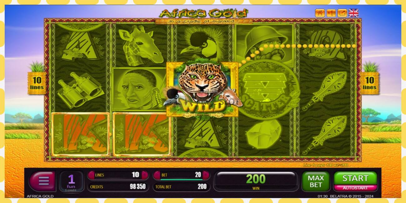 Demo slot Africa Gold free and without registration, picture - 1