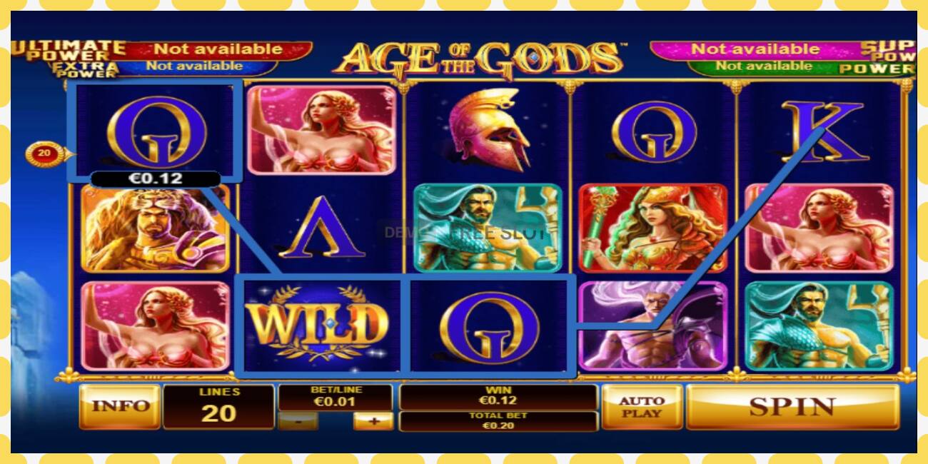 Demo slot Age Of The Gods free and without registration, picture - 1