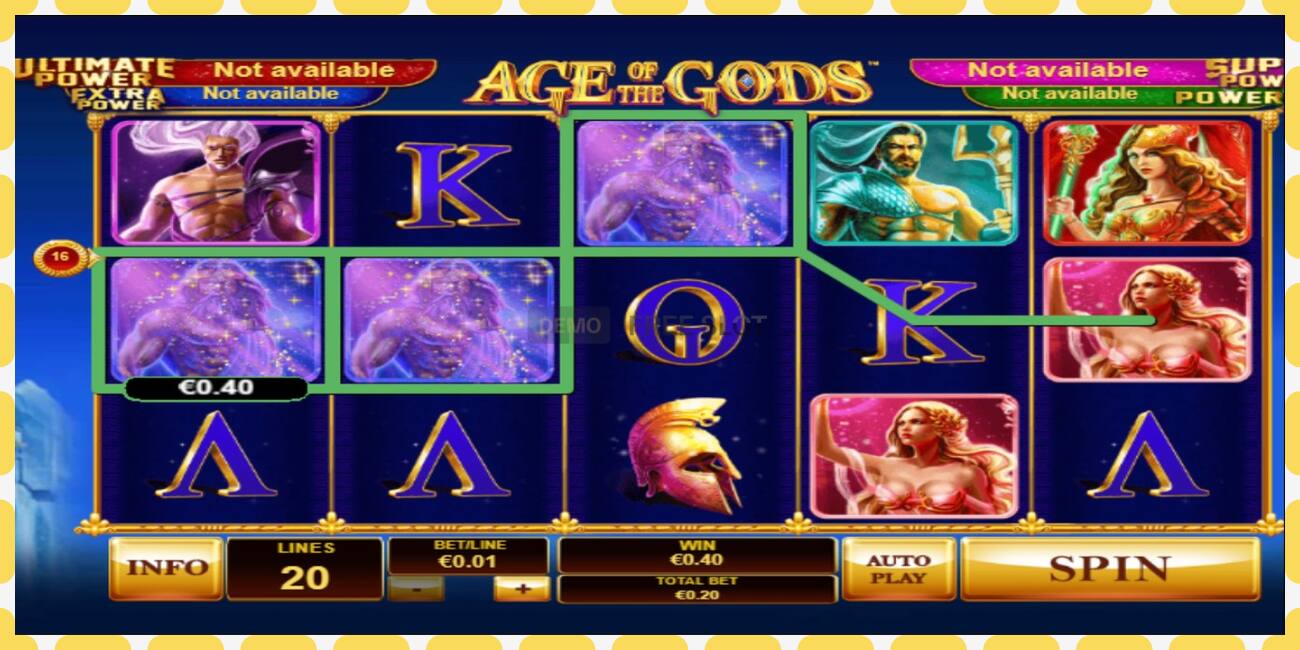 Demo slot Age Of The Gods free and without registration, picture - 1