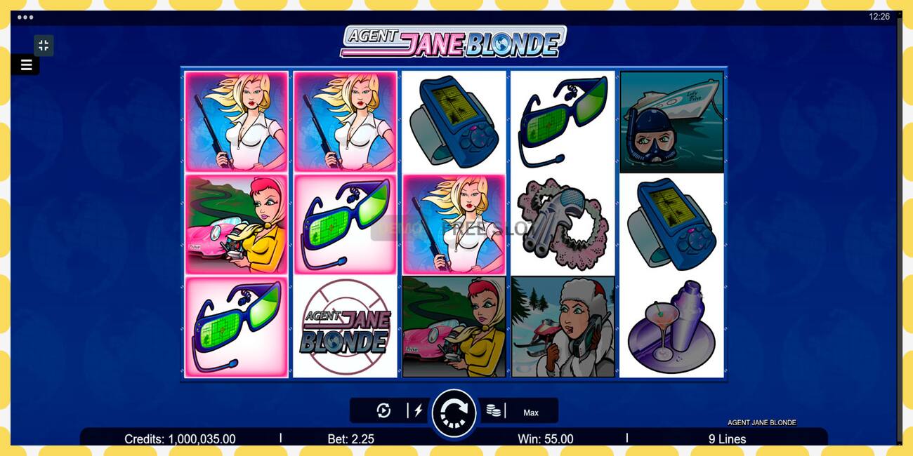 Demo slot Agent Jane Blonde free and without registration, picture - 1