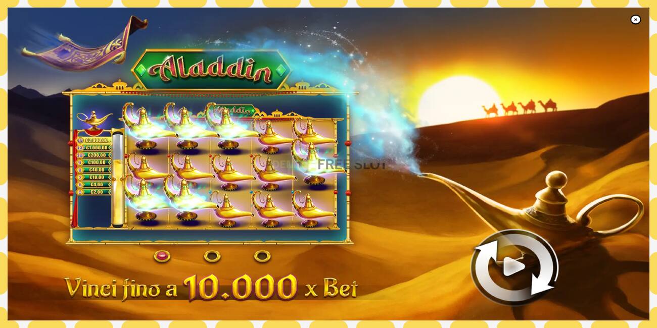 Demo slot Aladdin free and without registration, picture - 1