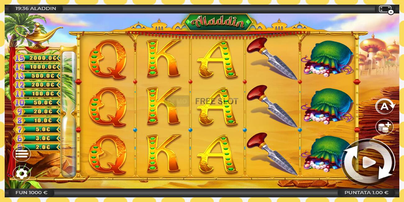 Demo slot Aladdin free and without registration, picture - 1