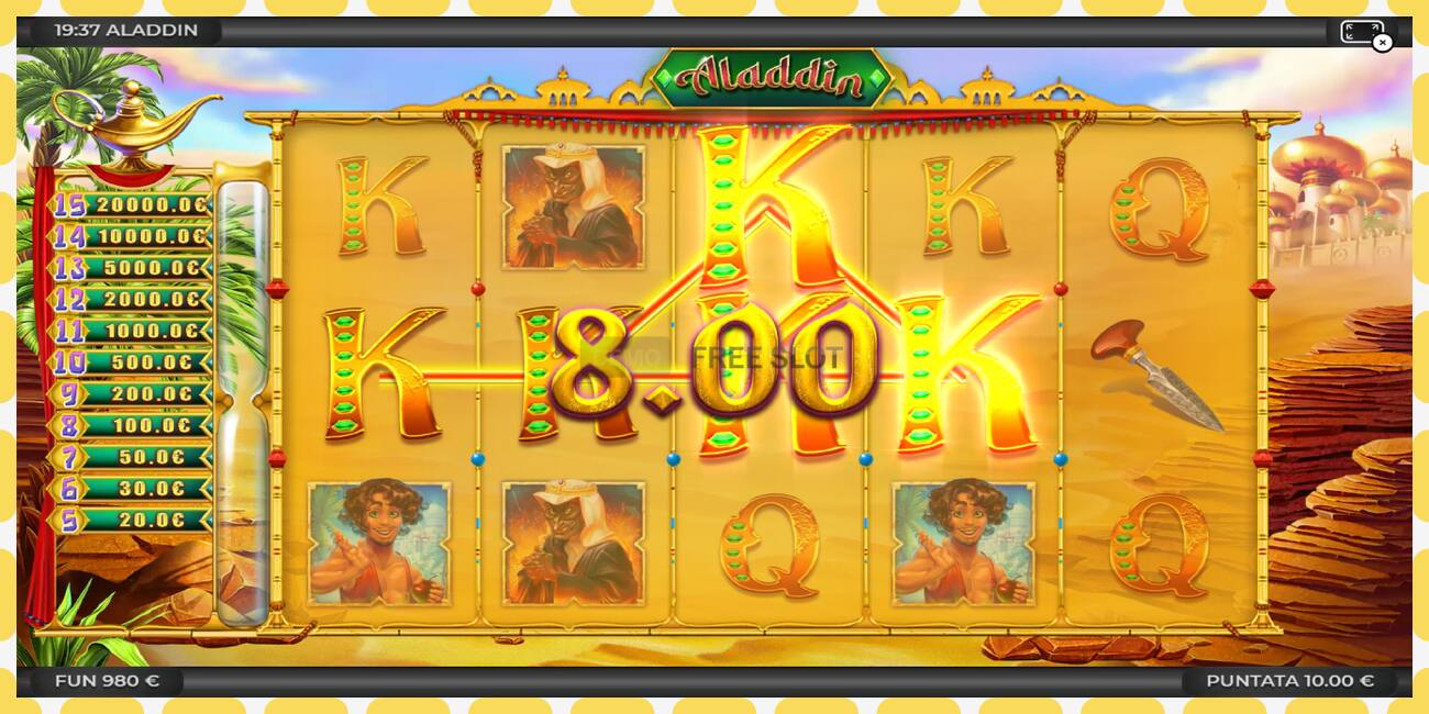 Demo slot Aladdin free and without registration, picture - 1