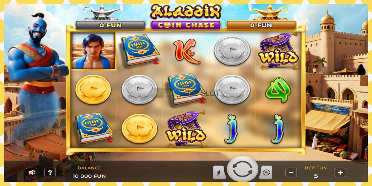 Υποδοχή επίδειξης Aladdin Coin Chase δωρεάν και χωρίς εγγραφή, εικόνα - 1