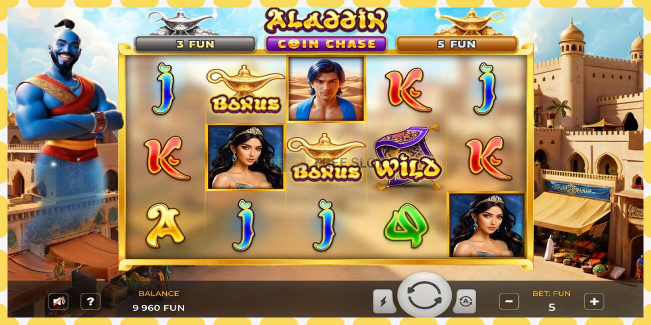 Υποδοχή επίδειξης Aladdin Coin Chase δωρεάν και χωρίς εγγραφή, εικόνα - 1