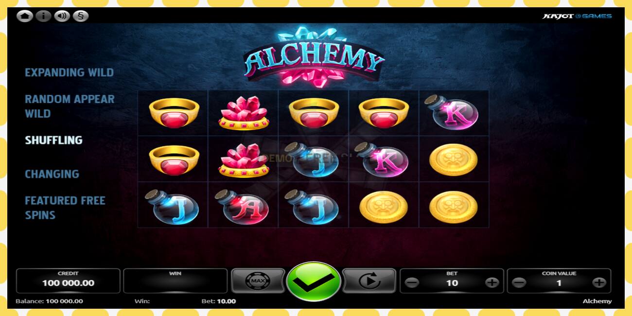 Demo slot Alchemy free and without registration, picture - 1