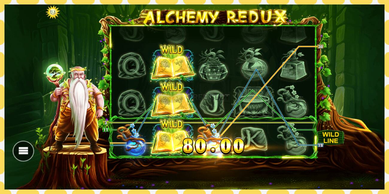 រន្ធដោតសាកល្បង Alchemy Redux ឥតគិតថ្លៃនិងដោយគ្មានការចុះឈ្មោះ, រូបភាព - ១