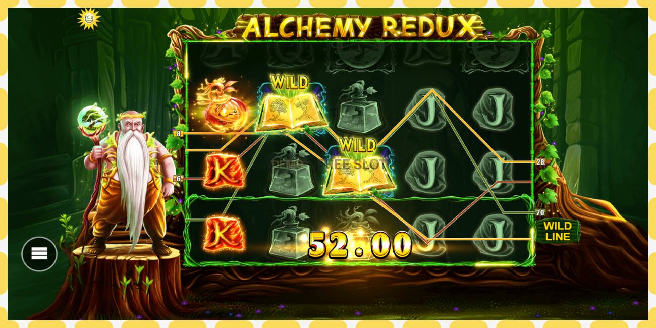 រន្ធដោតសាកល្បង Alchemy Redux ឥតគិតថ្លៃនិងដោយគ្មានការចុះឈ្មោះ, រូបភាព - ១