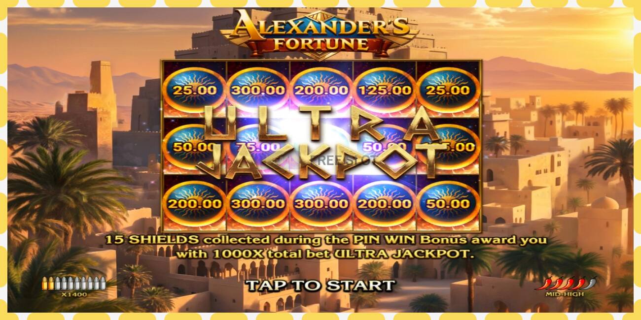 Demo slot Alexanders Fortune free and without registration, picture - 1