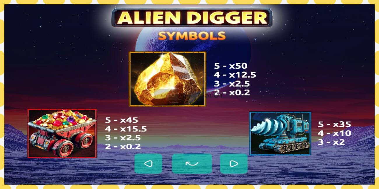 Demo slot Alien Digger free and without registration, picture - 1