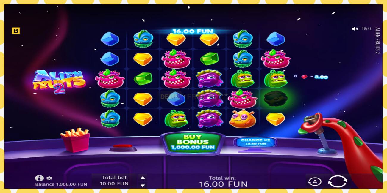 Demo slot Alien Fruits 2 free and without registration, picture - 1