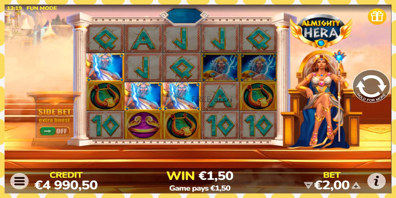 Demo slots Almighty Hera bezmaksas un bez reģistrācijas, attēlu - 1