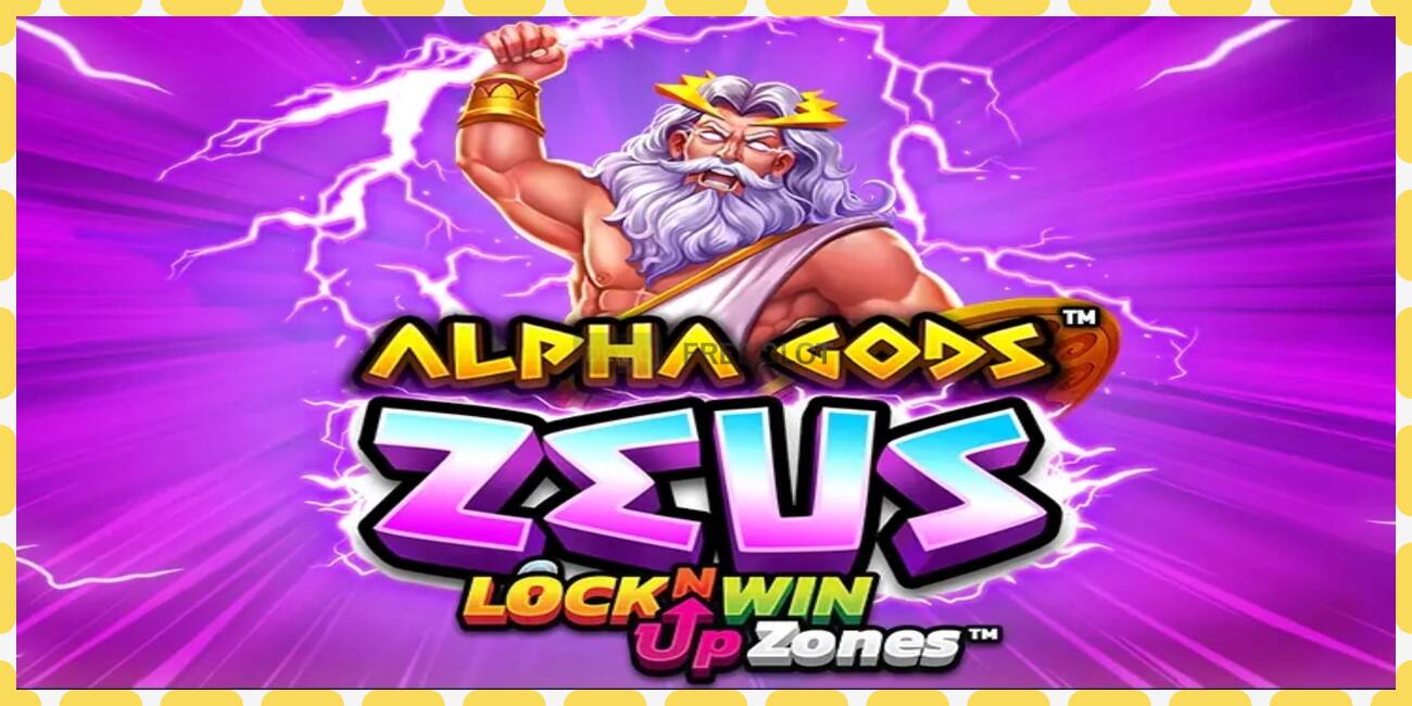 Demo slot Alpha Gods: Zeus free and without registration, picture - 1