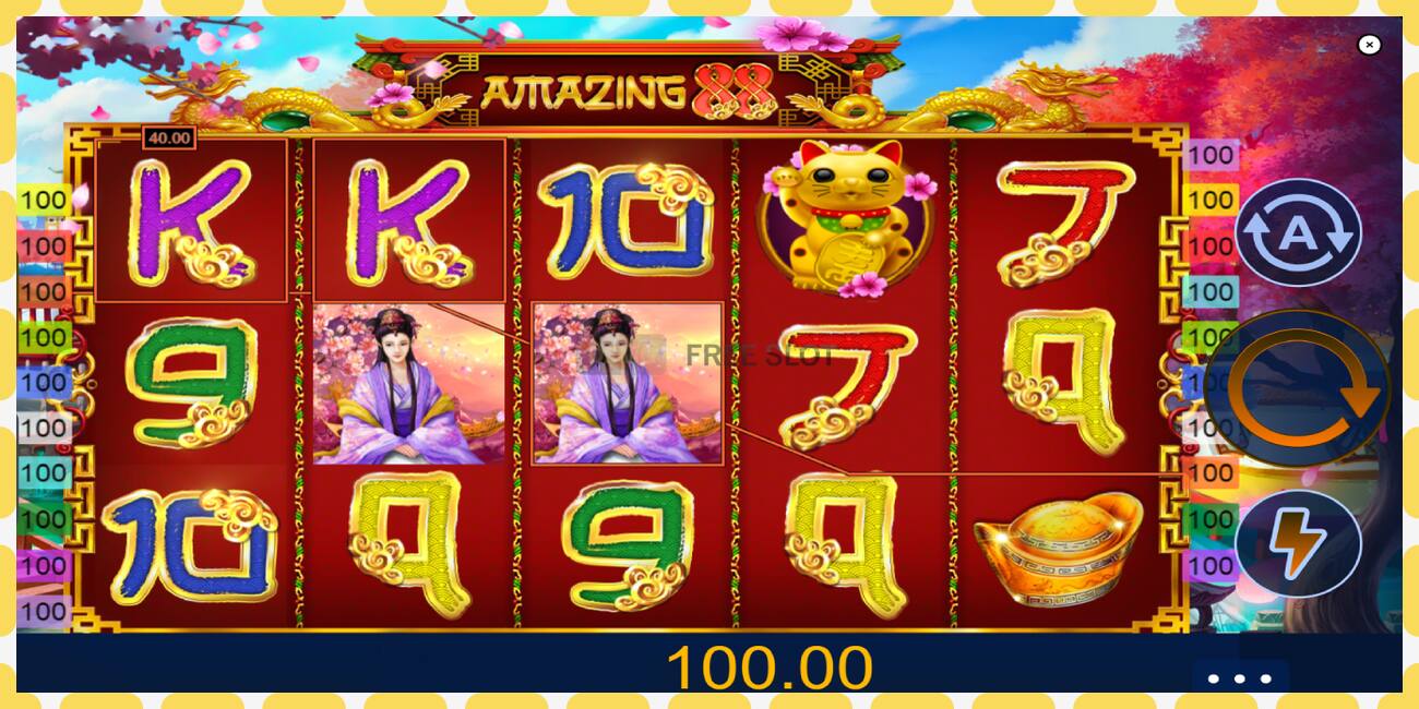 Demo slot Amazing 88 free and without registration, picture - 1