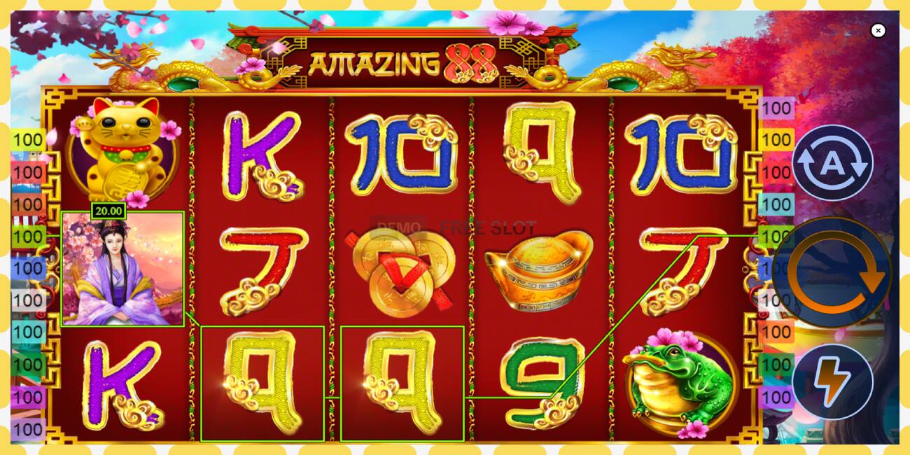 Demo slot Amazing 88 free and without registration, picture - 1