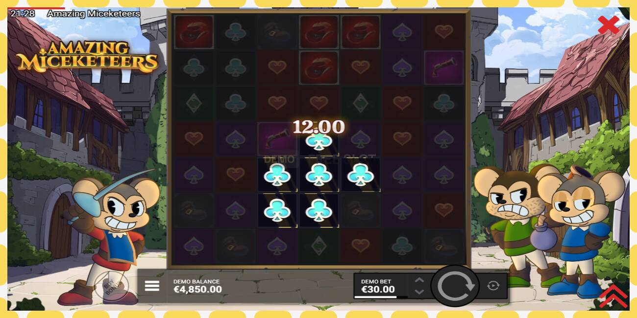 Slot dimostrativo Amazing Miceketeers gratuito e senza registrazione, immagine - 1