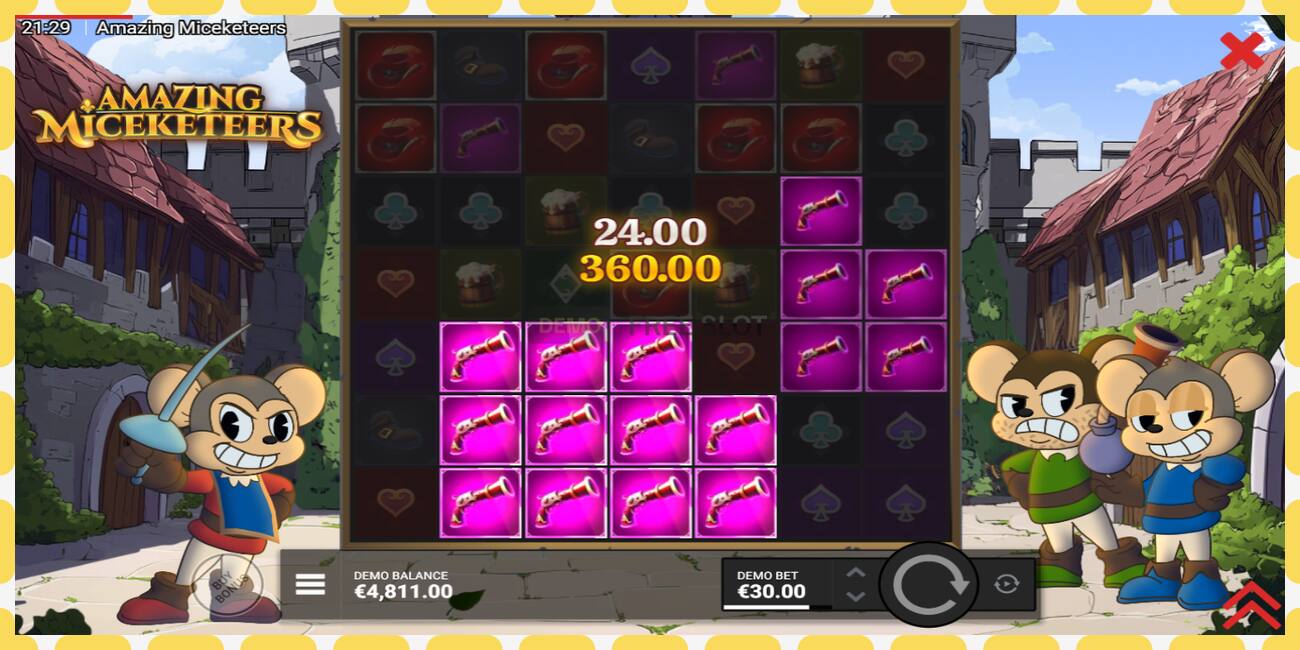 Slot dimostrativo Amazing Miceketeers gratuito e senza registrazione, immagine - 1