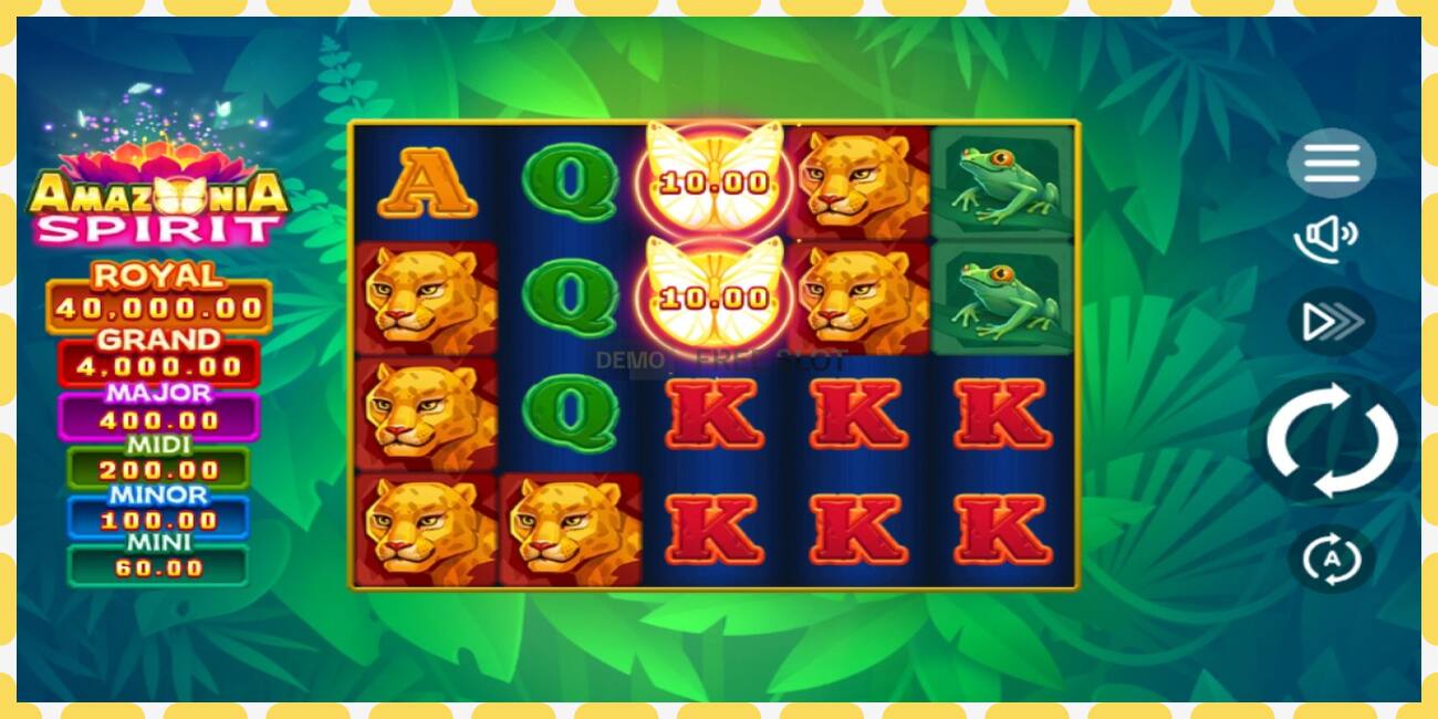 Demo slot Amazonia Spirit නොමිලේ සහ ලියාපදිංචියකින් තොරව, පින්තූරය - 1