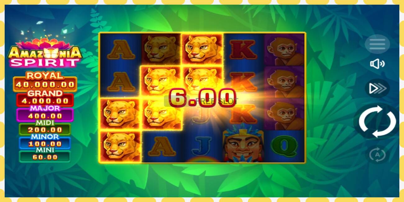 Demo slot Amazonia Spirit නොමිලේ සහ ලියාපදිංචියකින් තොරව, පින්තූරය - 1